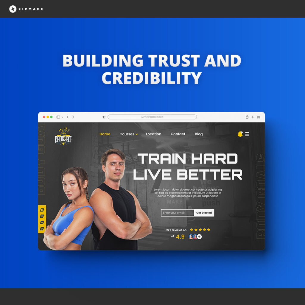 Zipmade Graphic Design for Fitness Coaches